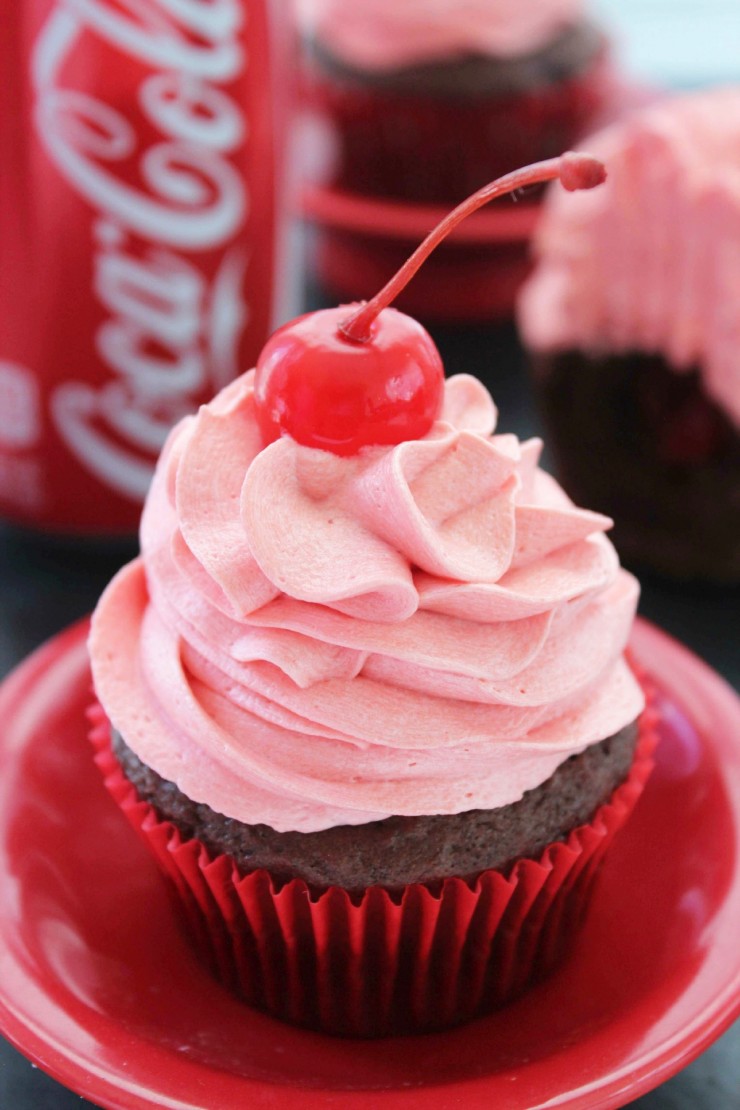 Cherry Coke Cupcakes Recipe 