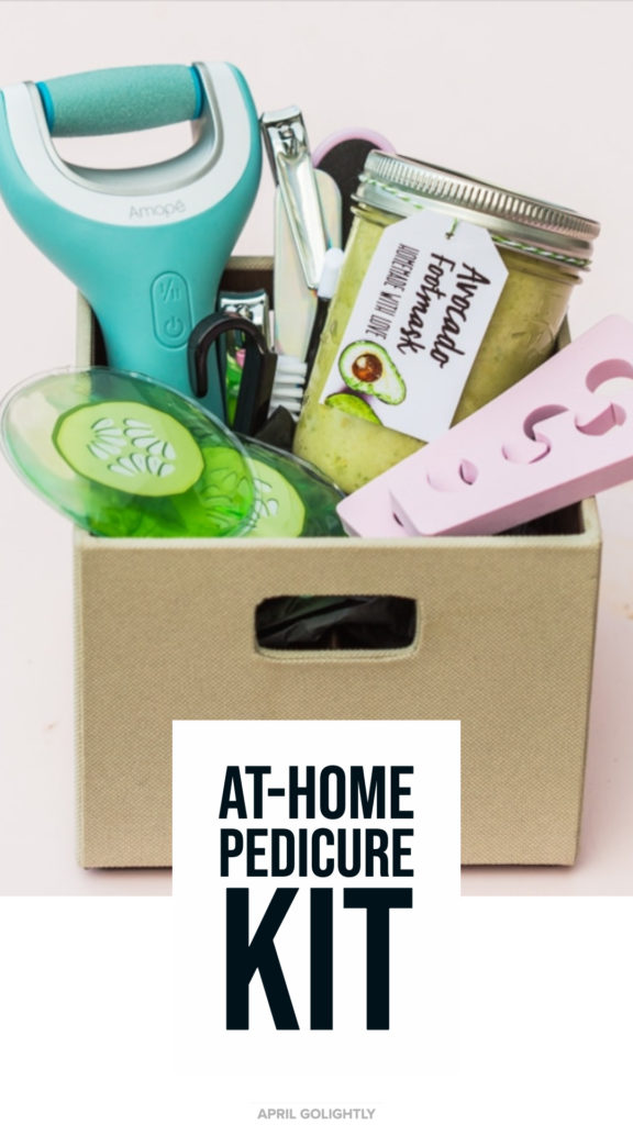 DIY Manicure Pedicure Kit with Free Printable April Golightly