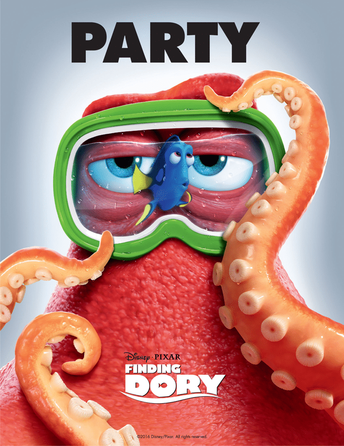 Finding Dory Party with Free Printables - April Golightly