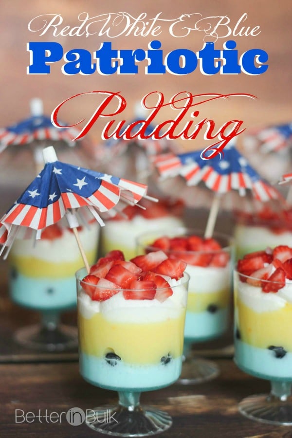 Patriotic Pudding Cups from Food Fun Family