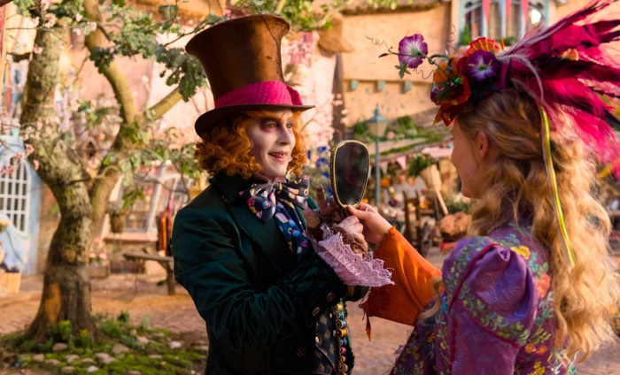 alice through the looking glass johnny depp