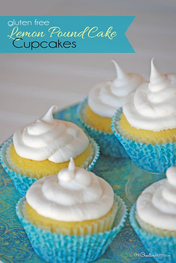 Gluten Free Lemon Pound Cake Cupcakes Recipe 