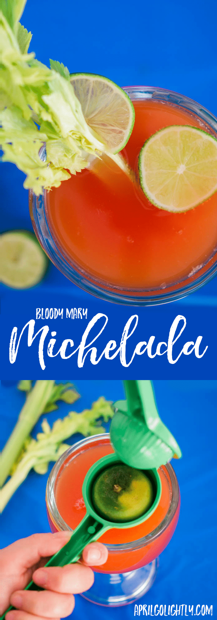 Bloody Mary Michelada Drink Recipe with Clamato