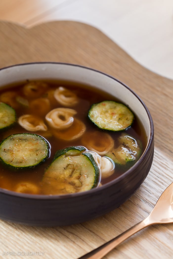 Tortellini Soup Recipe made in one pot