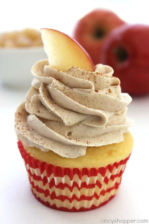 25 Apple Recipes - Apple Pie Cupcake Recipe 