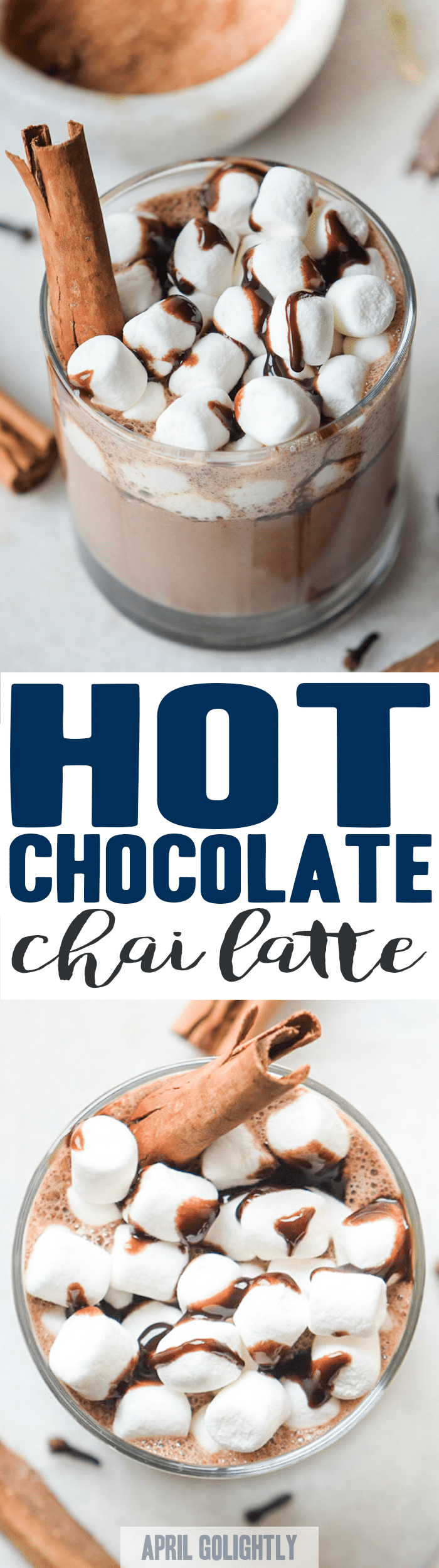 Crockpot Hot Chocolate with Chai Spices - perfect fall drink for the holidays to keep you warm and impress your family during the holiday season 