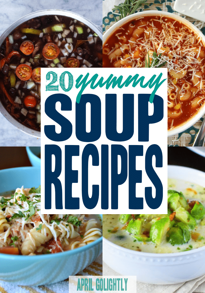 Easy to make Yummy Winter Soup Recipes that you can make in the slow cooker or crockpot. Eating soup can be a great way to stay healthy,