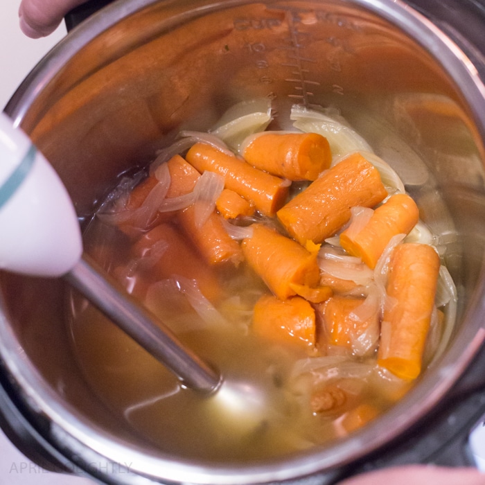 Soup with the Instant Pot and Immersion blender