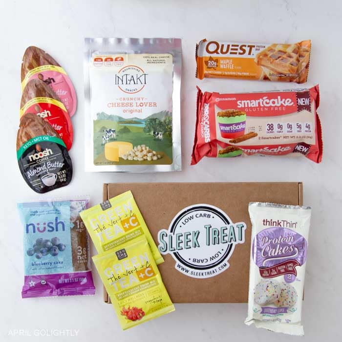 Sleek Treat Subscription Box Low Carb, Diabetic-Friendly Treats and Sweets Desserts