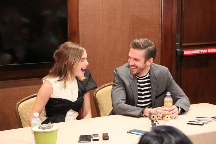 Emma Watson and Dan Stevens Interview (5 of 10)