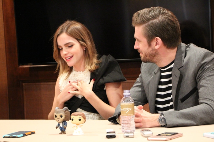 Emma Watson and Dan Stevens Interview (7 of 10)