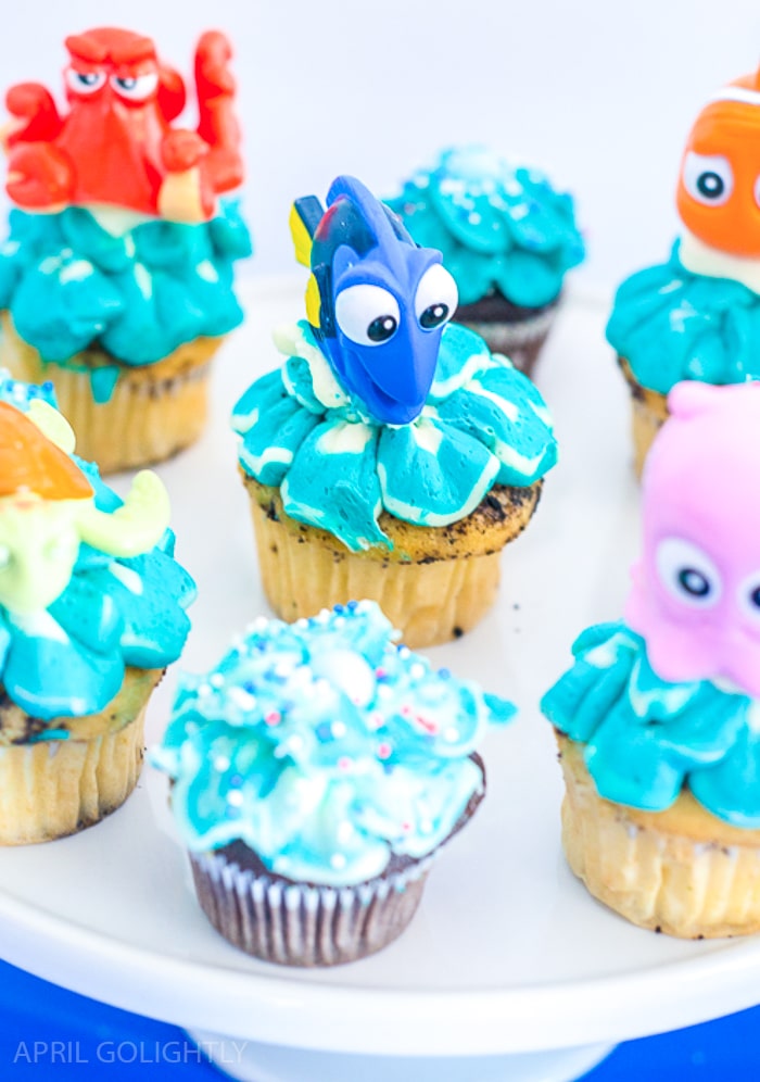 Finding Dory and Nemo Birthday Cupcakes (1 of 1)