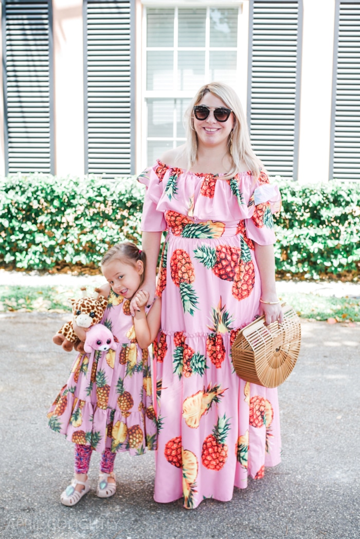 mommy and me tropical dresses