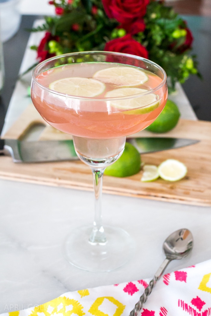 Cinco de Mayo refreshing Pomegranate Margarita White Wine Spritzer Cocktail Recipe 