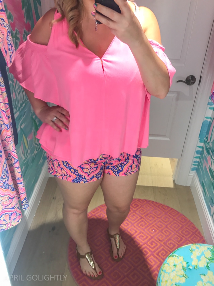 Pink Lilly Pulitzer Top 