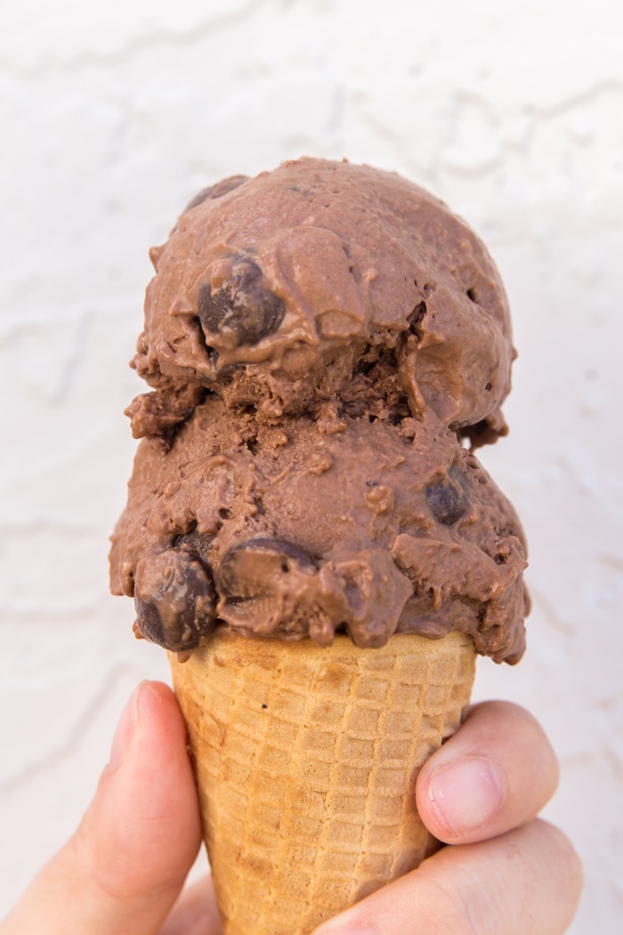 Healthy Chocolate Peanut Butter Ice Cream