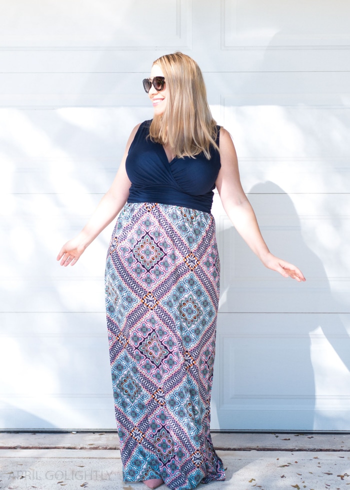 How to Wear a Maxi dress if you are short from Boca Raton Fashion Blogger April Golightly