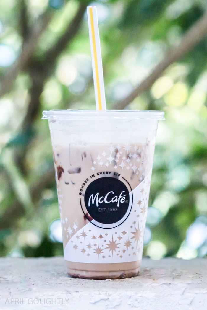 iced caramel macchiato mcdonalds nonfat milk