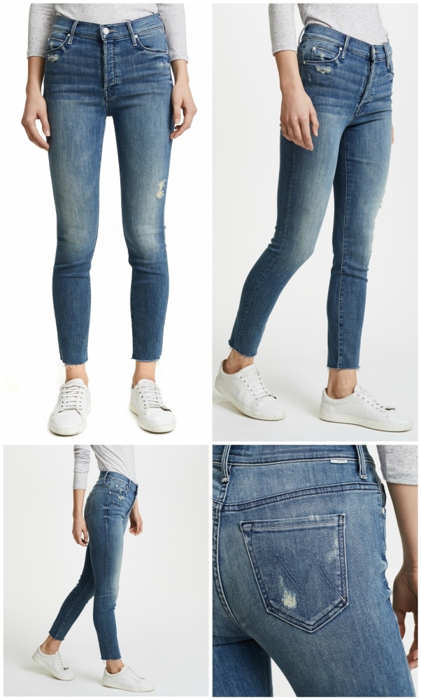 Mother high rise jeans