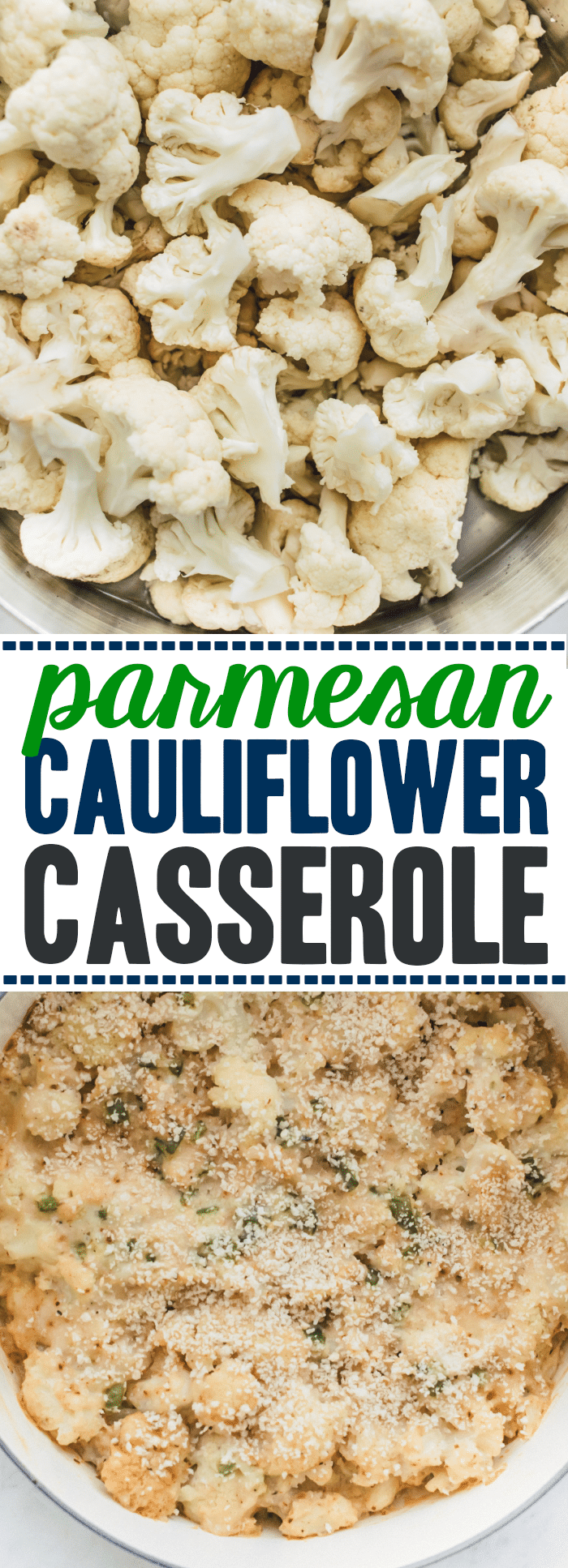 Parmesan Cauliflower Casserole Recipe