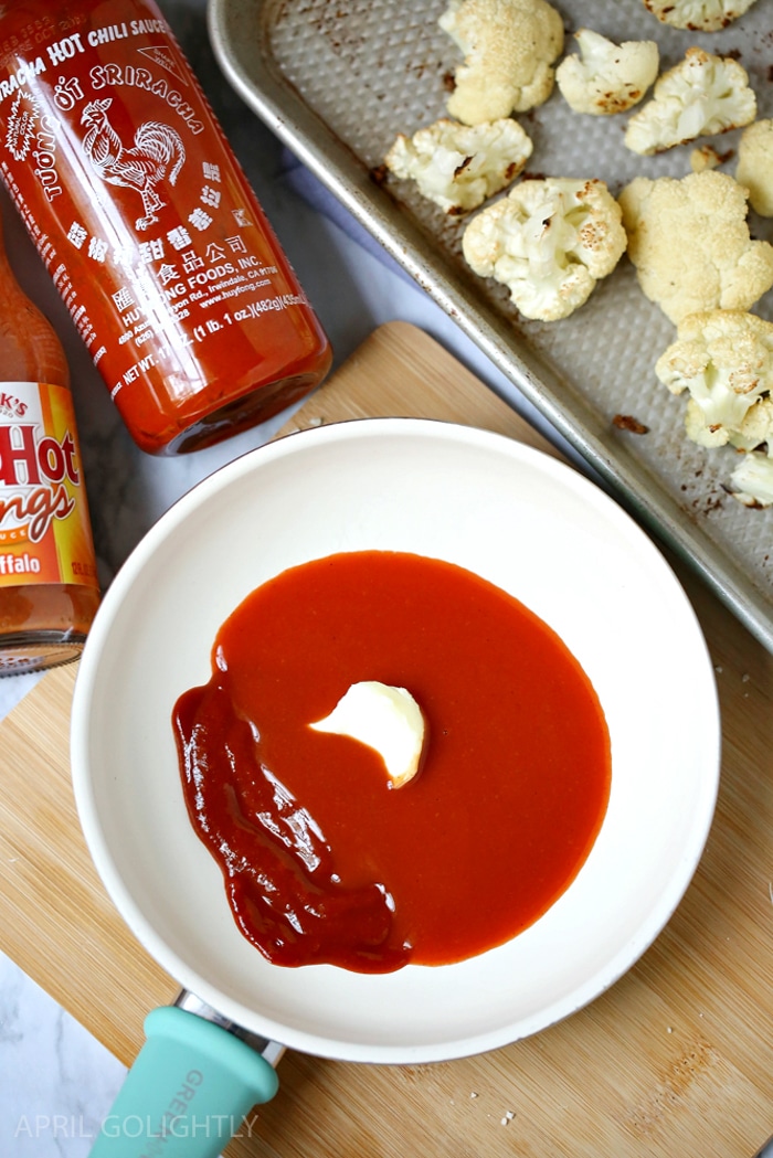 Keto Buffalo Cauliflower April Golightly