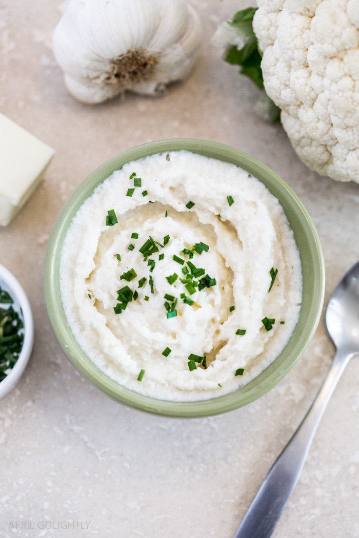Instant Pot Cauliflower Mash Potatoes April Golightly