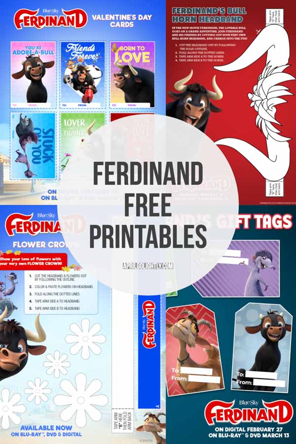 Ferdinand Free Printables and activity sheets (1 of 1)