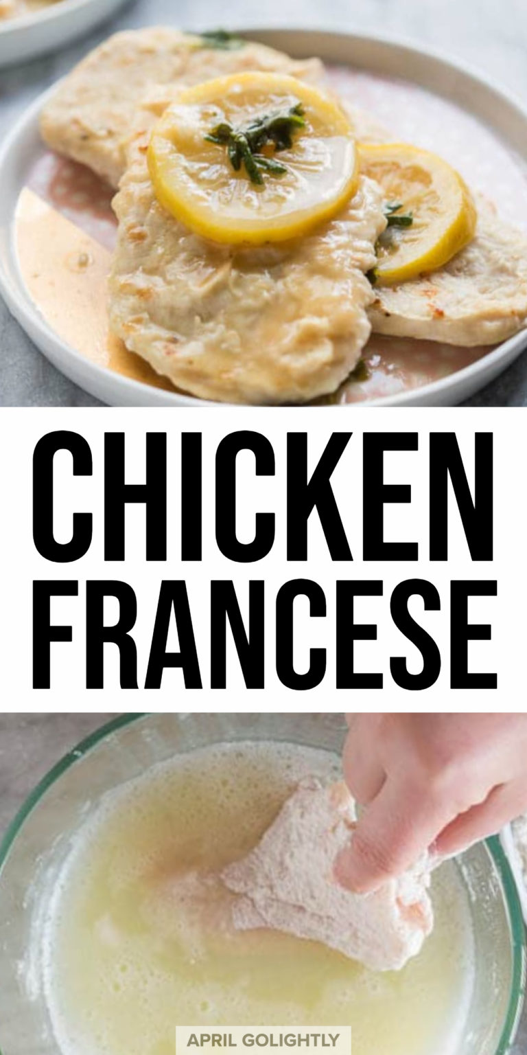 Easy Chicken Francese Recipe April Golightly