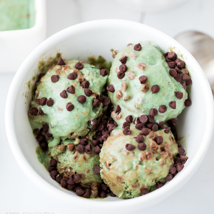 Paleo Mint Chocolate Chip Ice Cream Recipe April Golightly