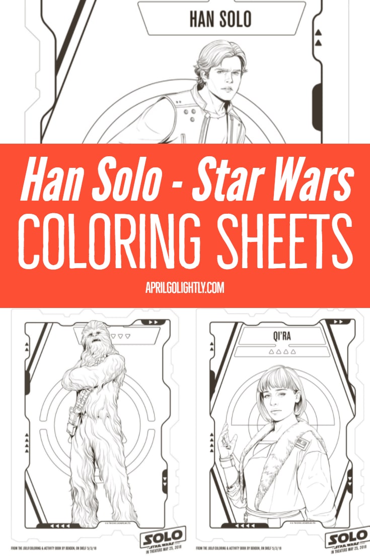 Han Solo Star Wars Coloring Sheets Free Printables