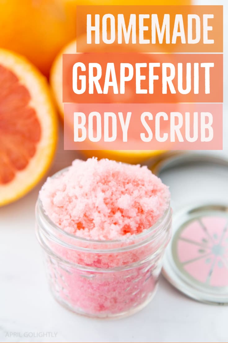 Homemade-Pink-Grapefruit-Body Scrub