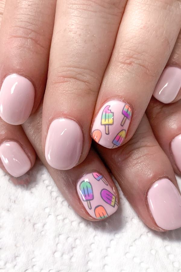 Popsicle Nails 