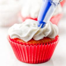 Strawberry Cupcake Wave Frosting