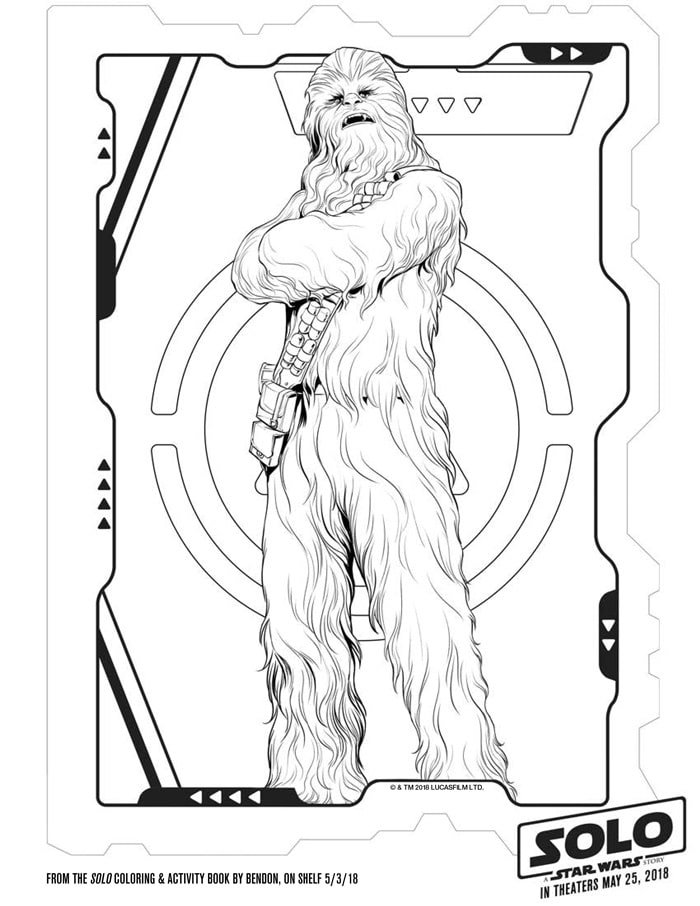 Chewbacca Coloring Sheet