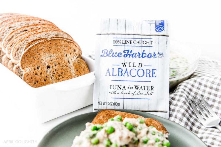Paleo Creamed Tuna on Toast Recipe April Golightly