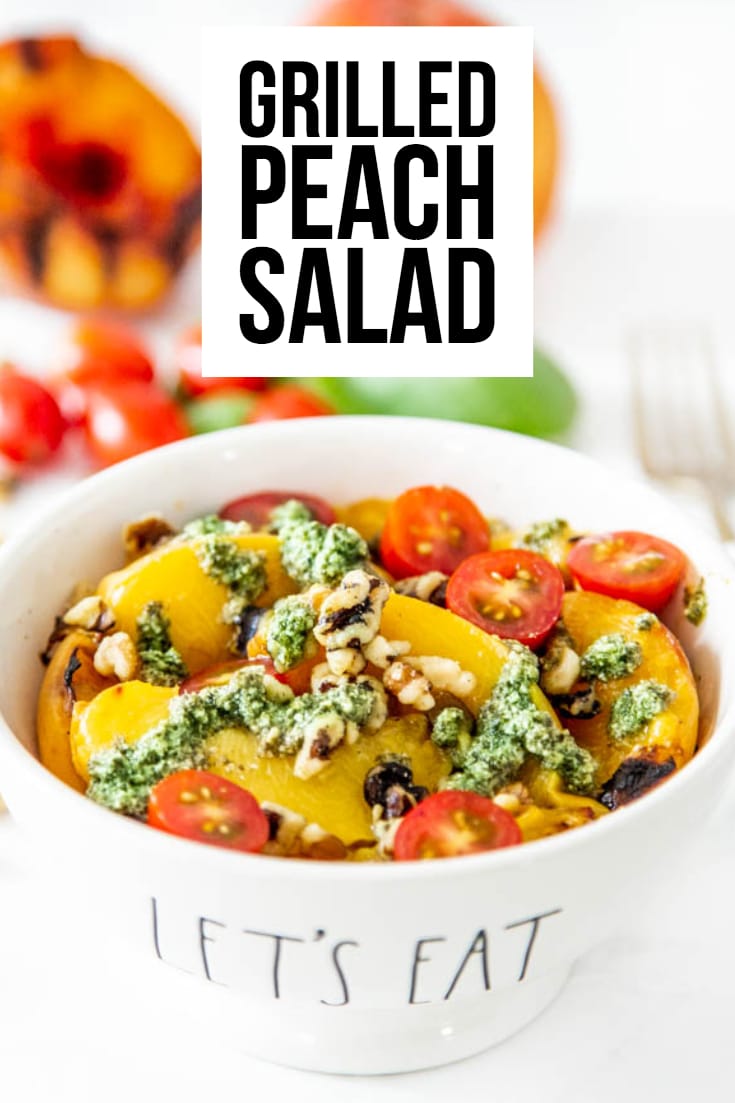 Grilled Peach Salad - Whole30 & Paleo Recipe