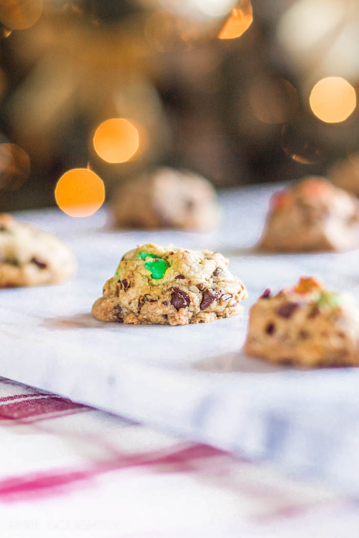 Christmas Browned Butter Chocolate Chunk Cookies
