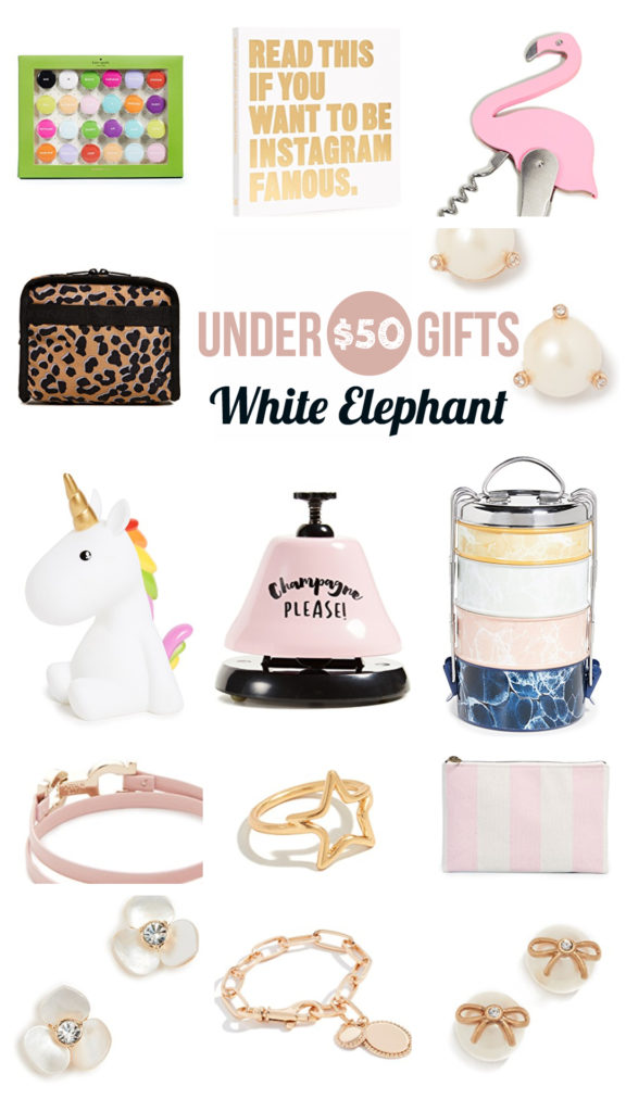Best White Elephant Gifts Under 50 April Golightly