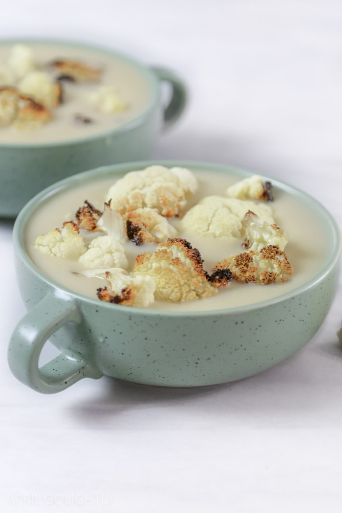 Instant Pot Cauliflower Potato Soup 