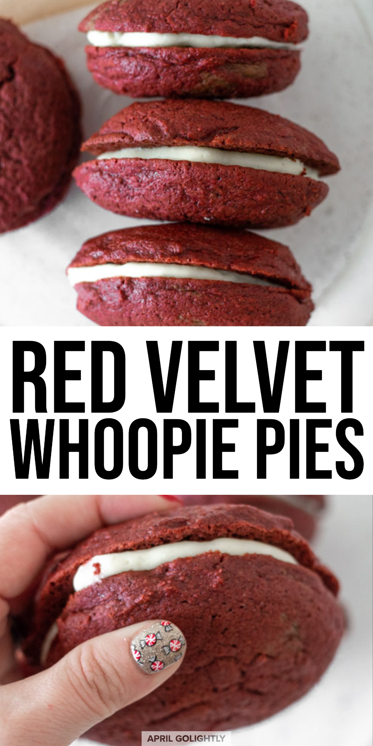 Red Velvet Whoopie Pies