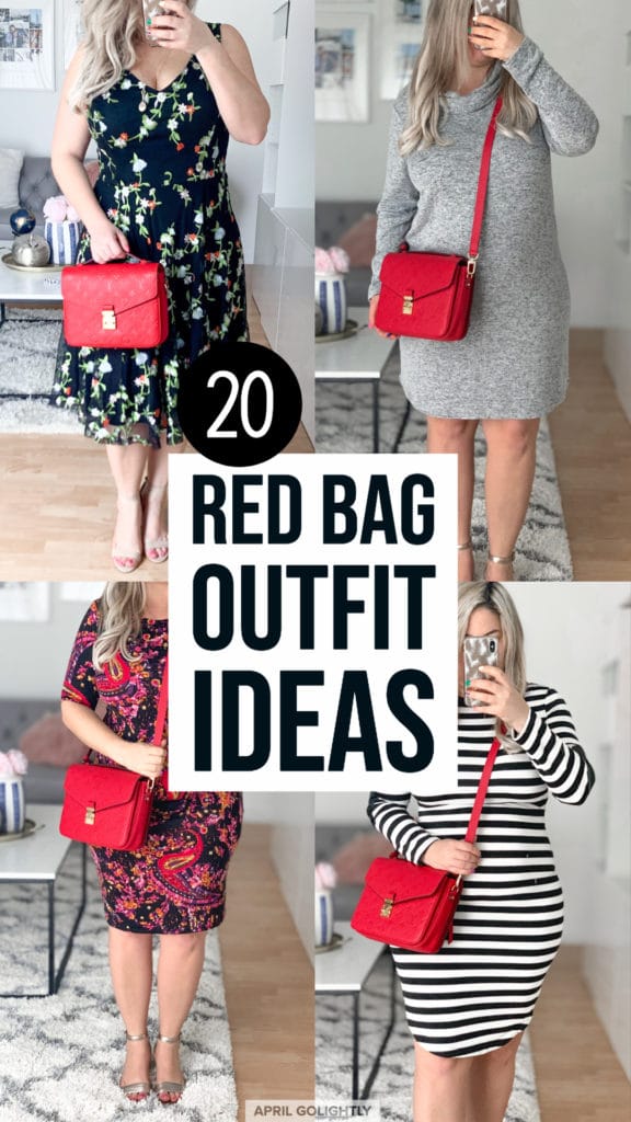 Outfit: Adding Color With Red Bucket Bag