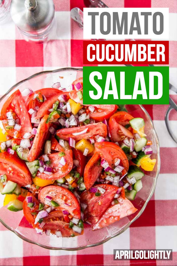 tomato cucumber salad recipe 