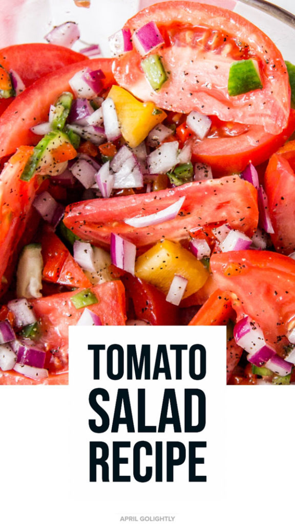 Fresh Tomato Cucumber Salad Recipe
