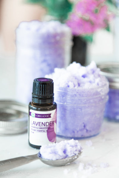 Effortless Lavender Sugar Scrub Recipe - April Golightly