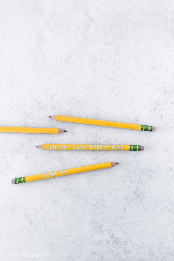 Cricut Pencils 