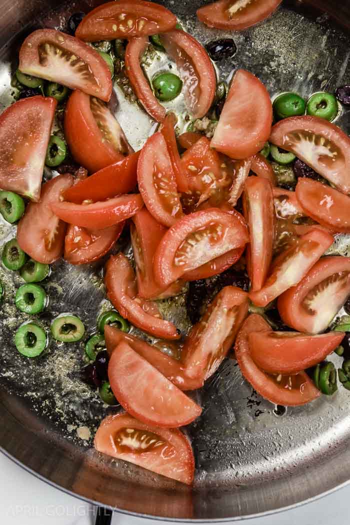 Tomato sauce for Steak Pizzaiola