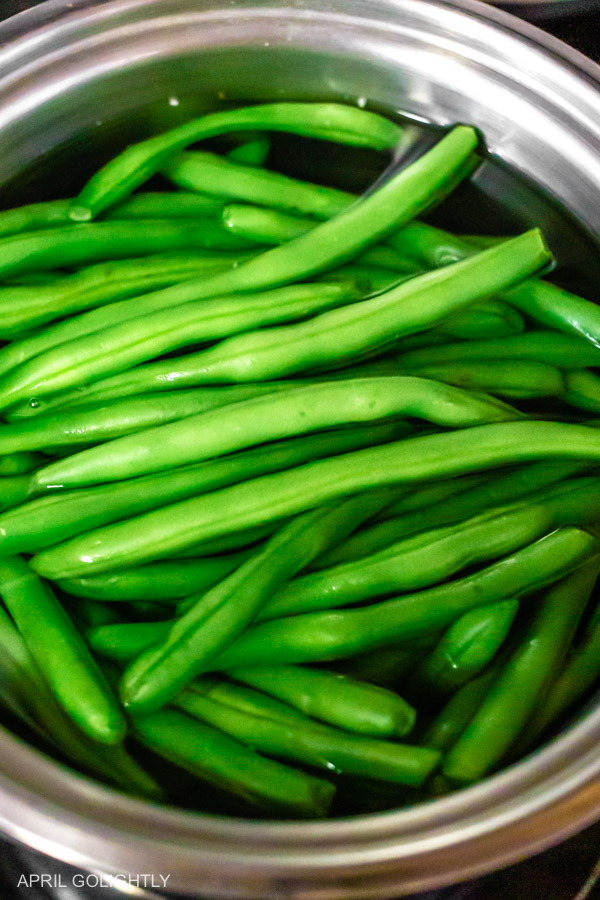 blanch green beans 
