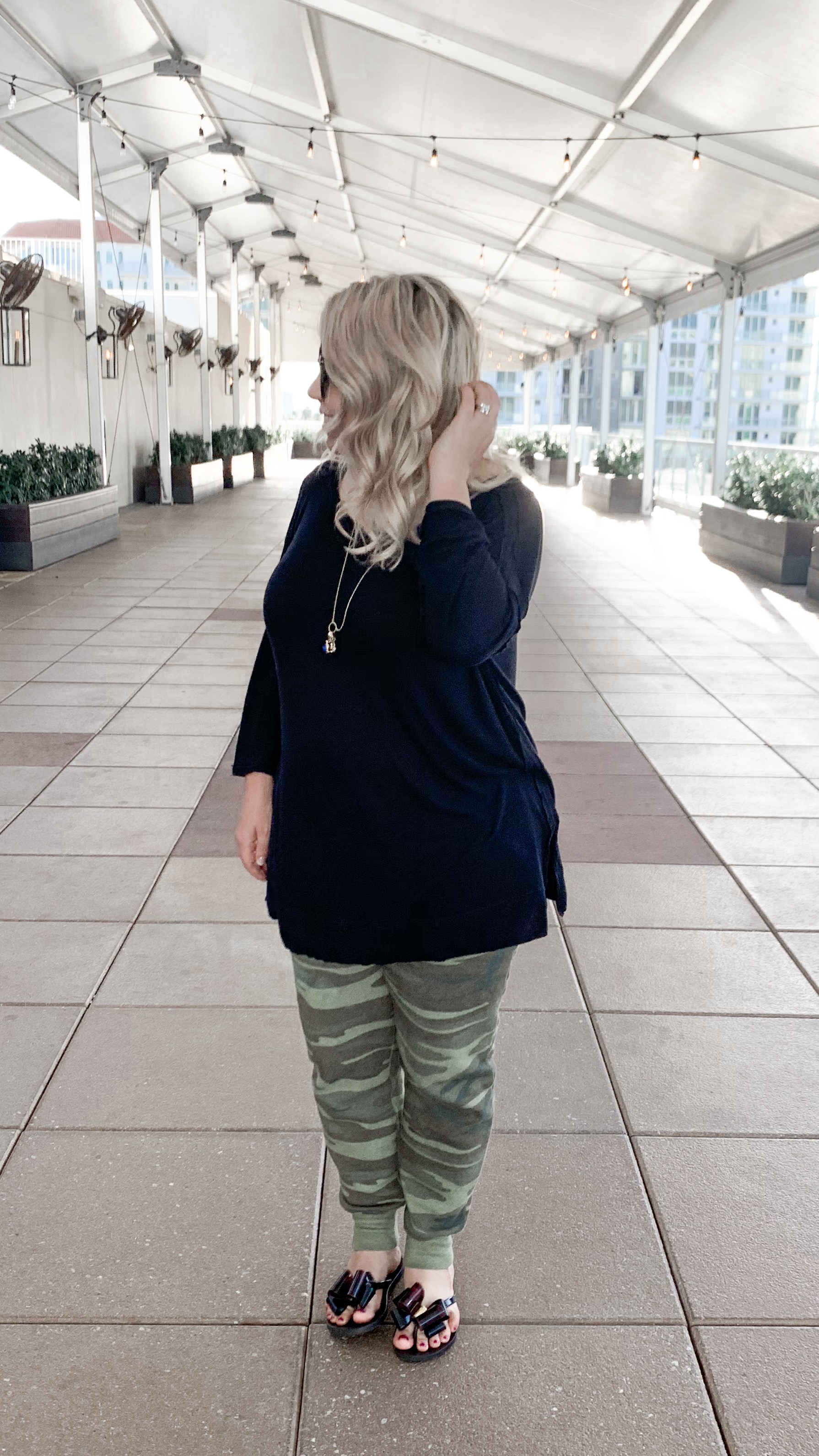 Camo outfit with joggers