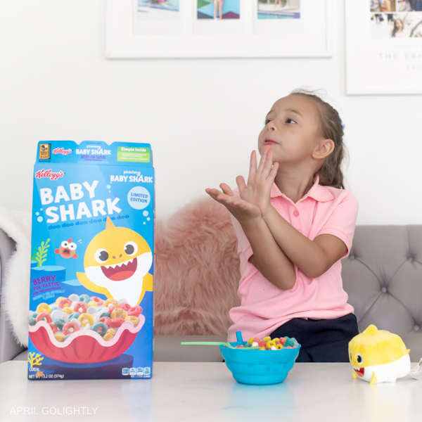 Baby Shark Cereal & Kid's Morning Routine - April Golightly
