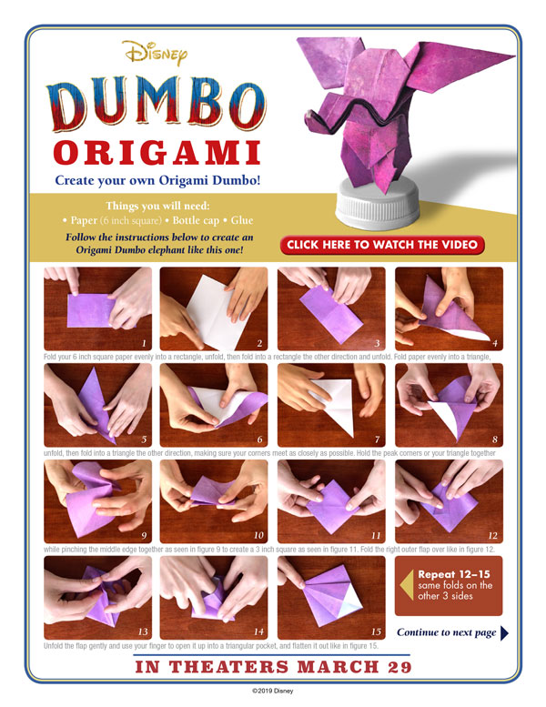 Dumbo Birthday Activities 